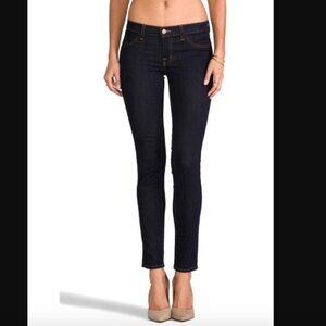 J Brand Denim Jean Leggings in Starless sz 28 Dark Blue Denim Stretchy Jeans